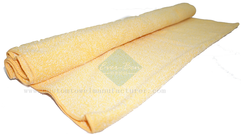 China Bulk Custom mustard bath sheets microfiber towels Supplier